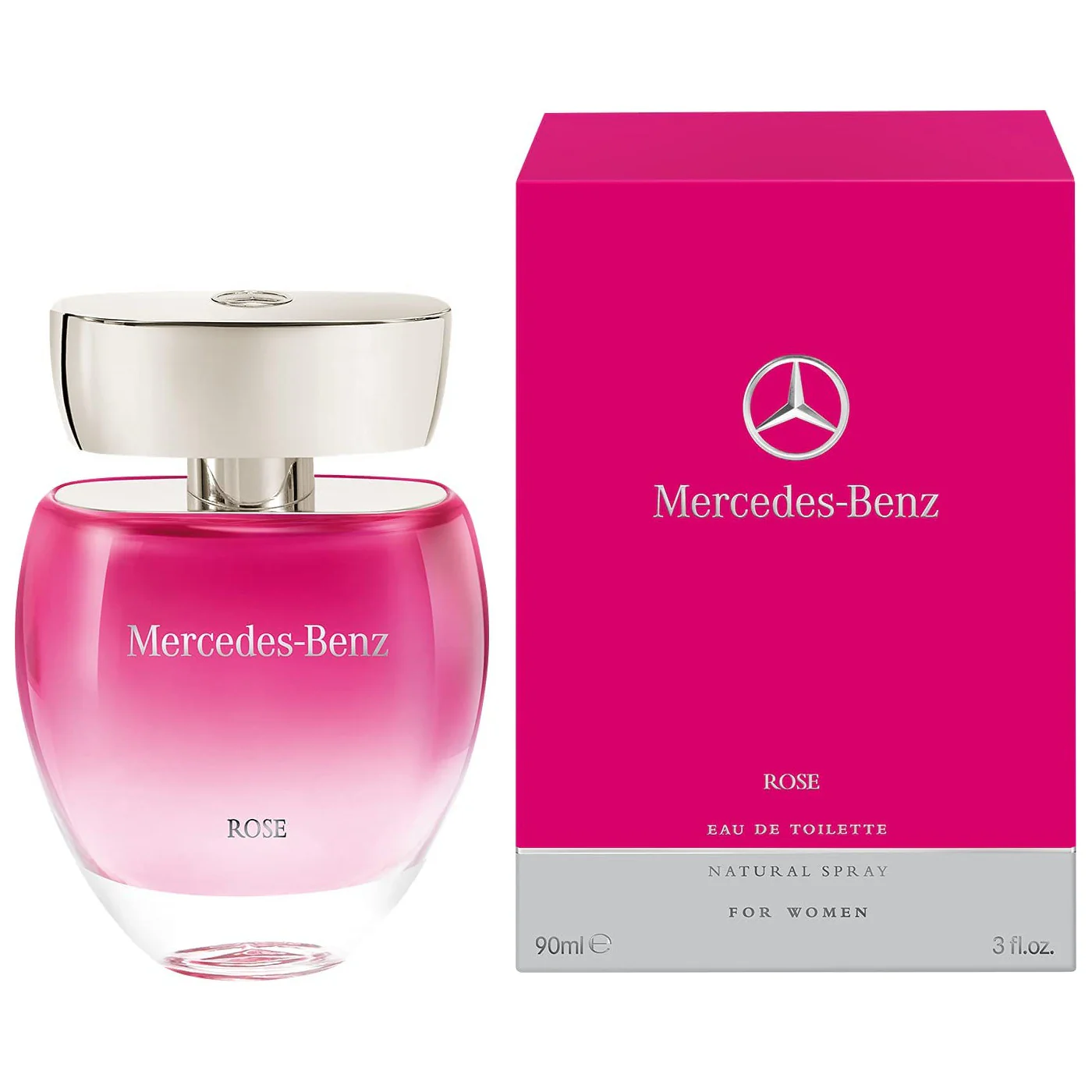 MERCEDES-BENZ ROSE 3.0 Oz Eau De Toilette For Women