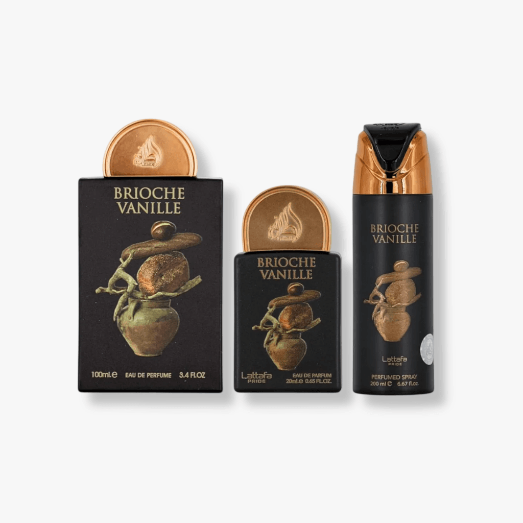 LATTAFA PRIDE BRIOCHE VANILLE 3 Piece Gift Set For Men